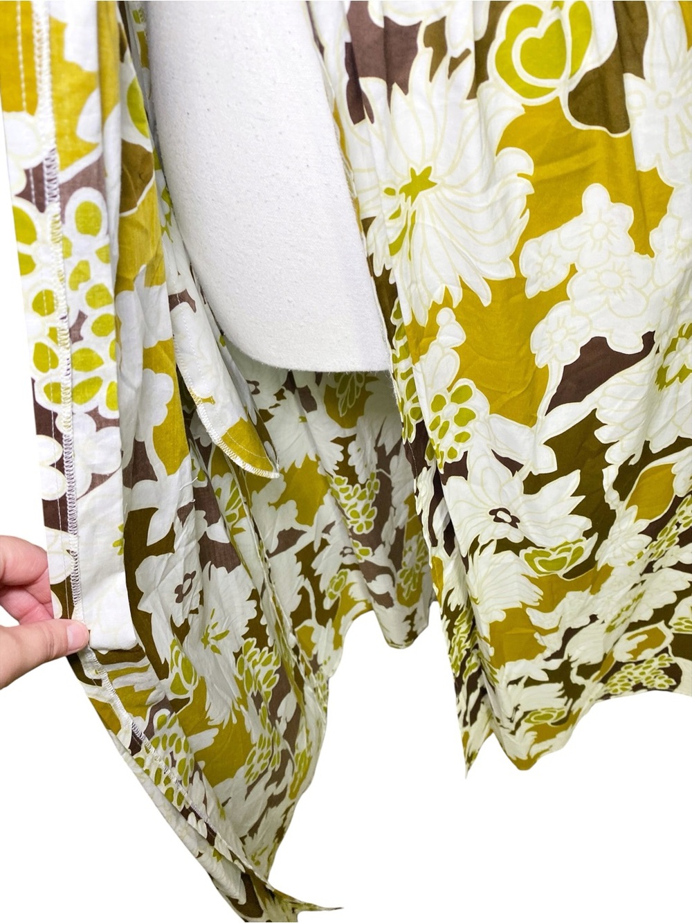 Shannon McLean Peace Love Fashion Retro Floral Duster Midi Dress Boho Y2K - Picture 6 of 16